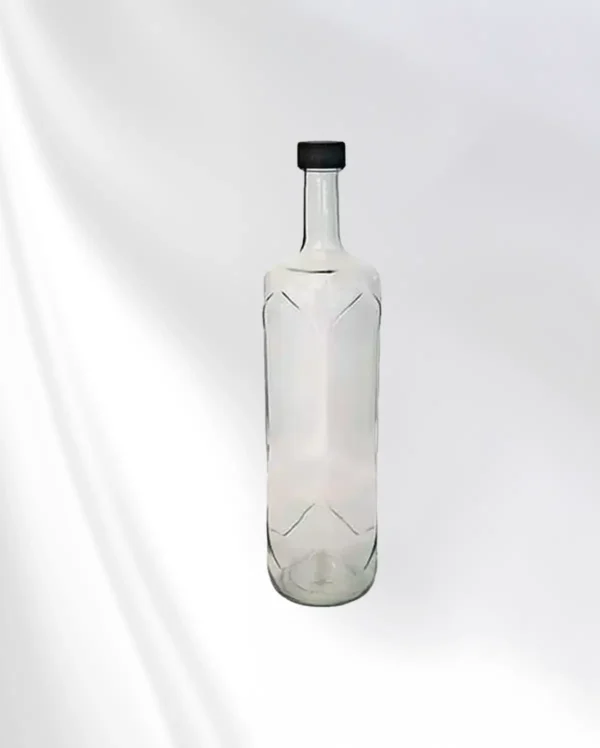 1 Litre Şeffaf Dorica Cam Şişe